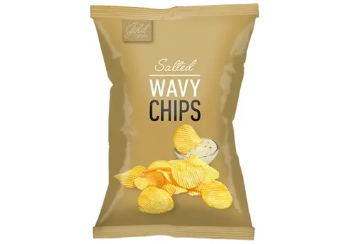 GOLD Chips Ondulées Salées Gold Label 90 g