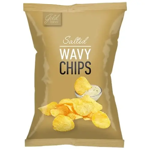 Chips Ondulées Salées Gold Label 90 g 