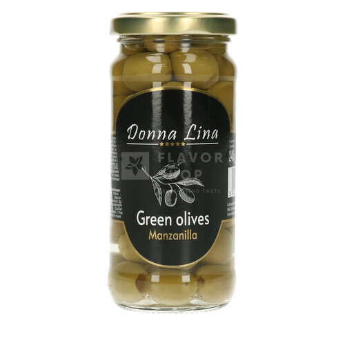 Olives vertes Manzanilla dénoyautées 240 g 