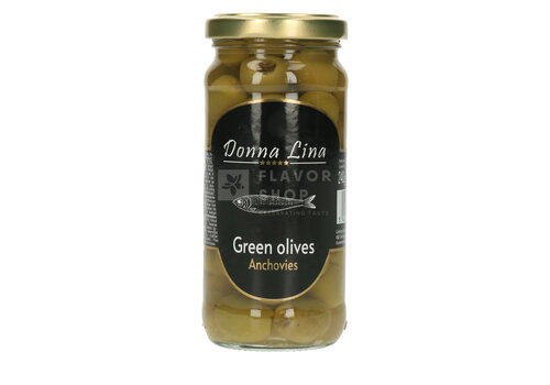 Donna Lina Grüne Oliven mit Sardellen 240 g