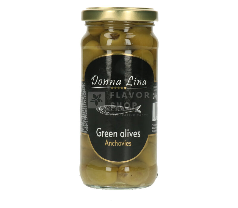 Olives vertes aux anchois 240 g