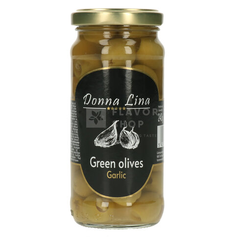 Olives vertes à  l'ail 240 g 