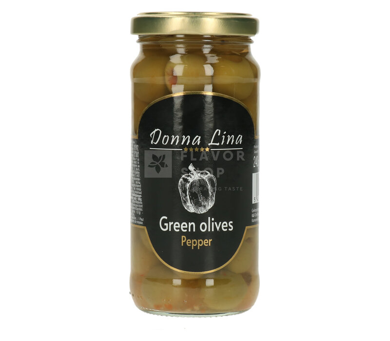 Olives vertes aux poivrons 240 g