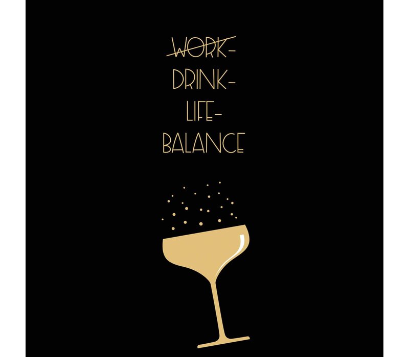 Serviettes Drink-Life-Balance 33x33 cm