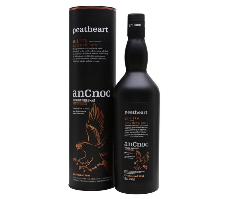 Whisky AnCnoc Peathheart 70 cl