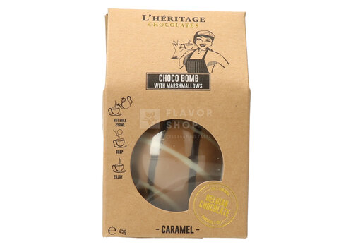 L'Heritage Chocolates Chocobomb Caramel aux guimauves 45 g
