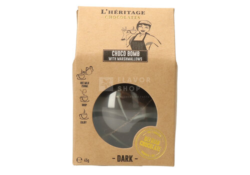 L'Heritage Chocolates Chocobomb Dark Chocolate with marshmallows 45 g