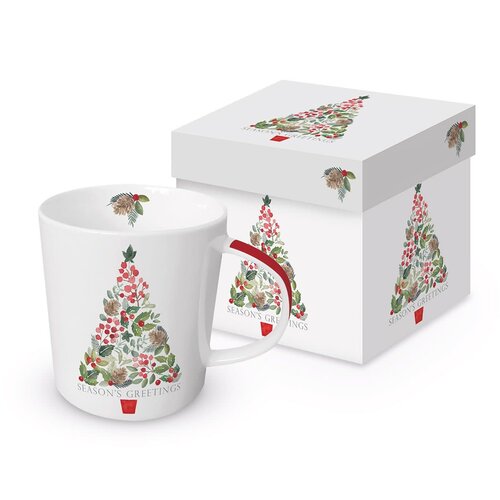 Tasse Merry Greetings - en boîte cadeau 