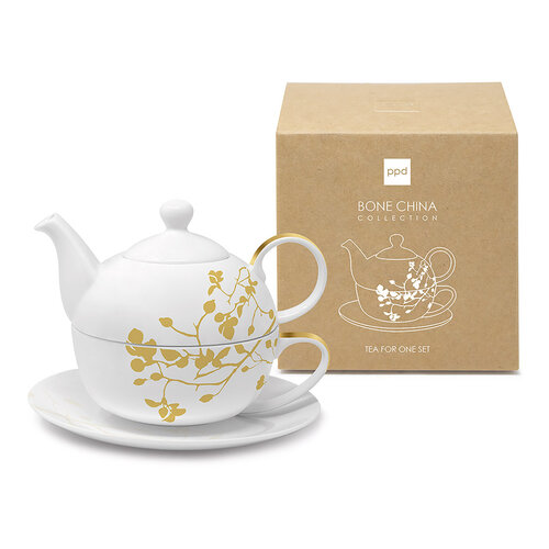 Porcelain teapot Pure Branch Gold 450 ml 