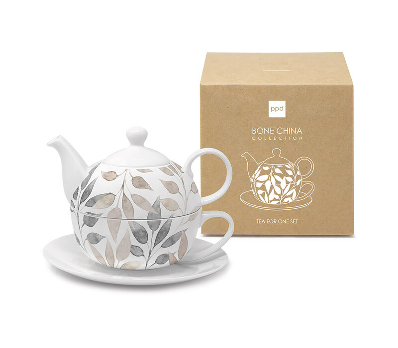 Théière en porcelaine Scandic Leaves 450 ml