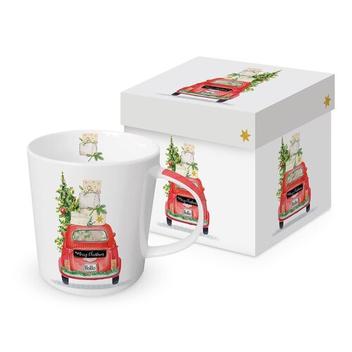 Tasse Christmas Taxi  - en boîte cadeau 