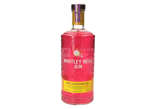 Whitley Neill Whitley Neill Apple & Red Berries Gin 70 cl