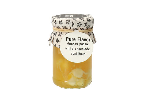 Pure Flavor Ananas-, Passions- und weiße Schokoladenmarmelade 106 g