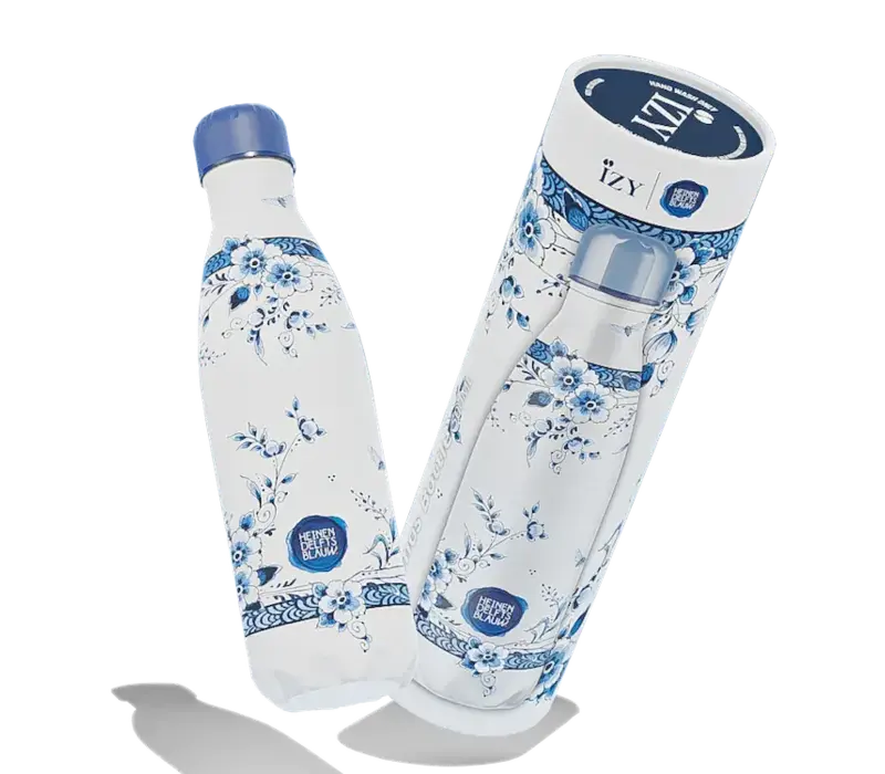 Drinking bottle 500 ml Delft Blue Faience - gift box