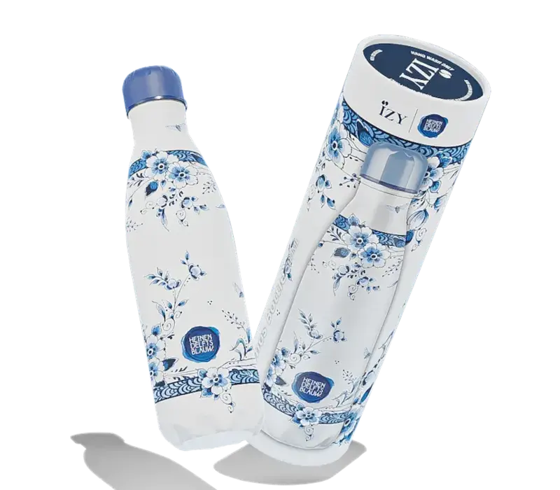 Gourde 500 ml Delfts Blue Faience - coffret cadeau