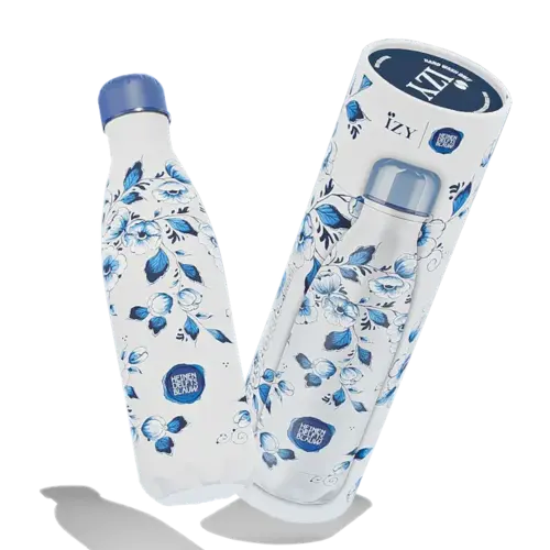 Gourde 500 ml Delft Blue Blossom - coffret cadeau 