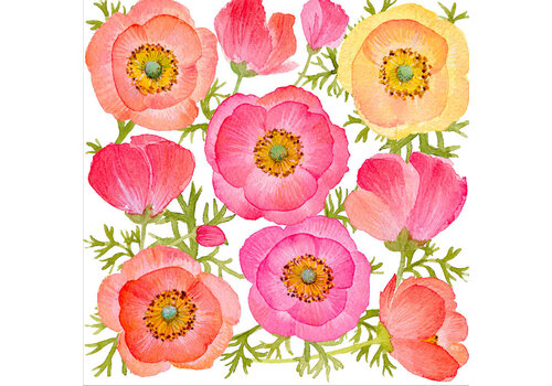 PPD Servietten Poppy Paradise 25x25 cm