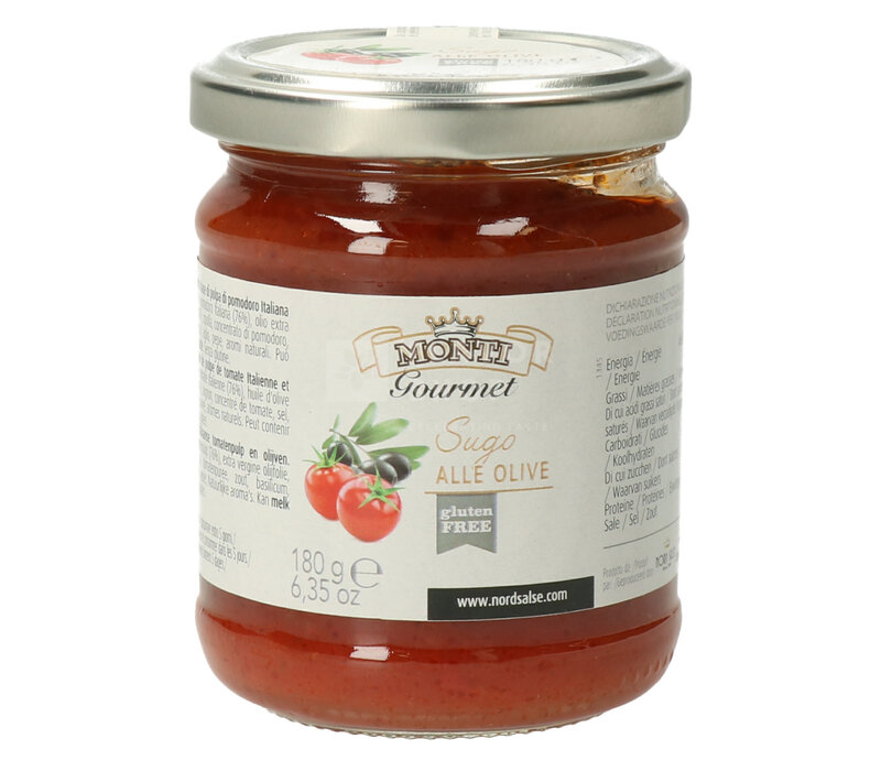 Sauce tomate aux olive noire 180 g