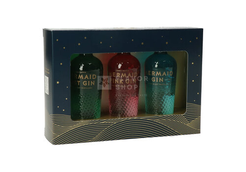 Mermaid Mermaid Gin Mini Gift Set - 3x 5 cl