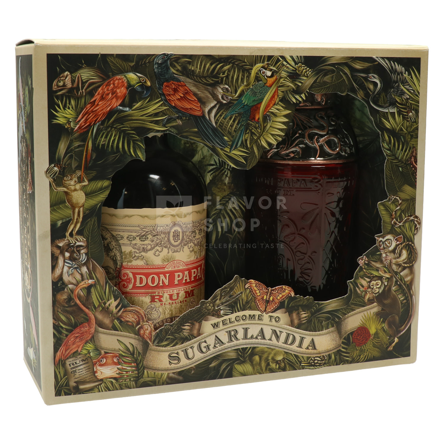 Don Papa Rum 70cl Gift Pack  Charles Grech & Company Ltd