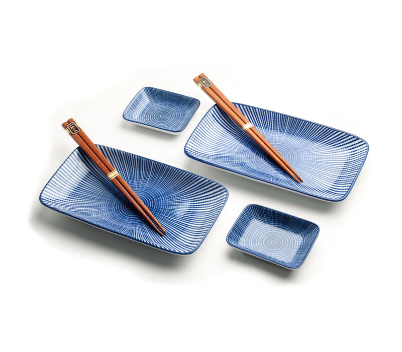 Set Sushi Oriental Tokusa 2 personnes - coffret cadeau