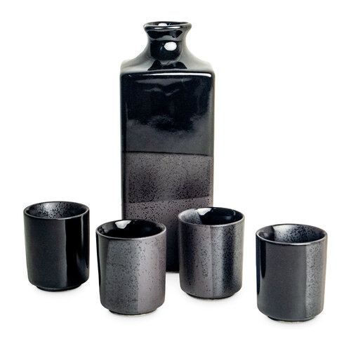 Saké-Set Kogé 450 ml / 5-teiliges Set – Geschenkbox 