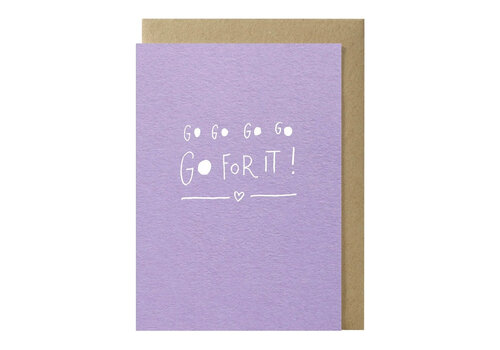 Papette Go Go Go Go Go For It! carte de voeux