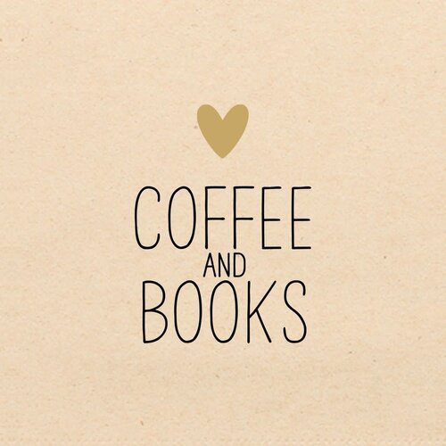 Servietten Coffee & Books 33x33 cm 