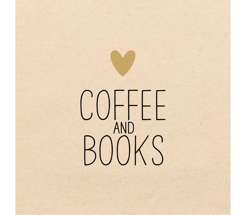 Serviettes Coffee & Books 33x33 cm