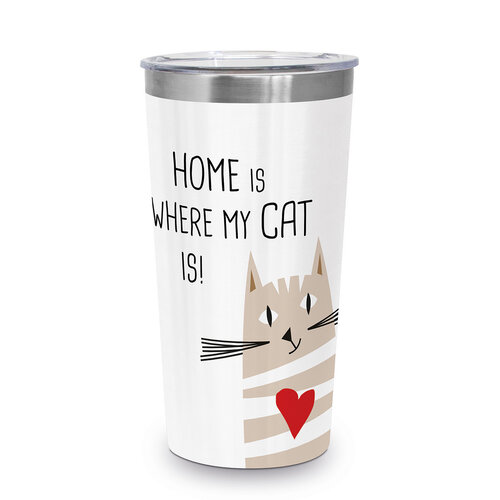 Travel Mug Home Cat 