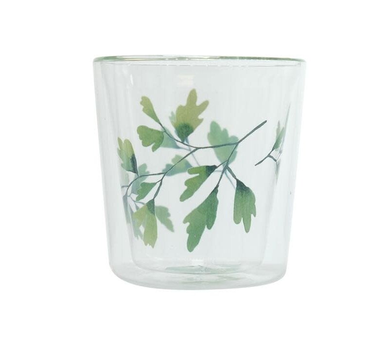 Double-walled glass Gingko