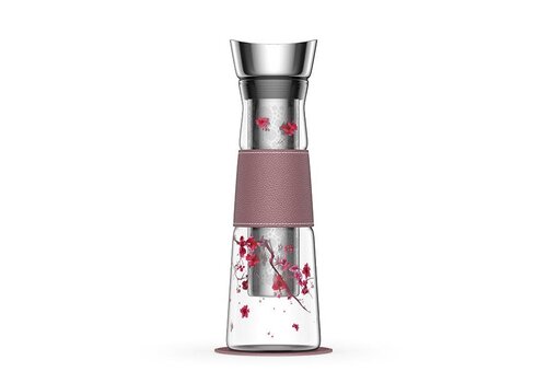 Eve Glass bottle with filter 1.25 L - Cherry Blossom - Gift box