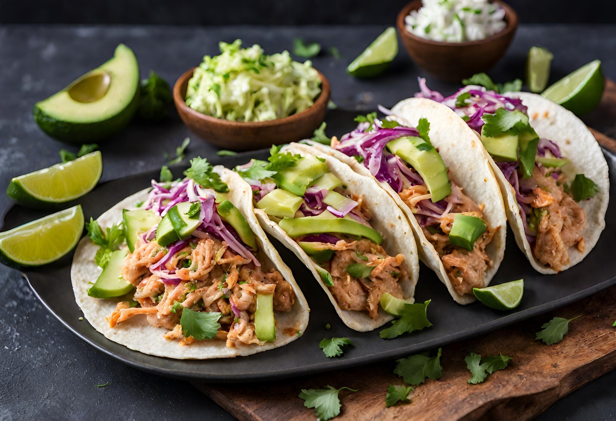 Pittige Tonijn Tacos met Geroosterde Groene Pepers