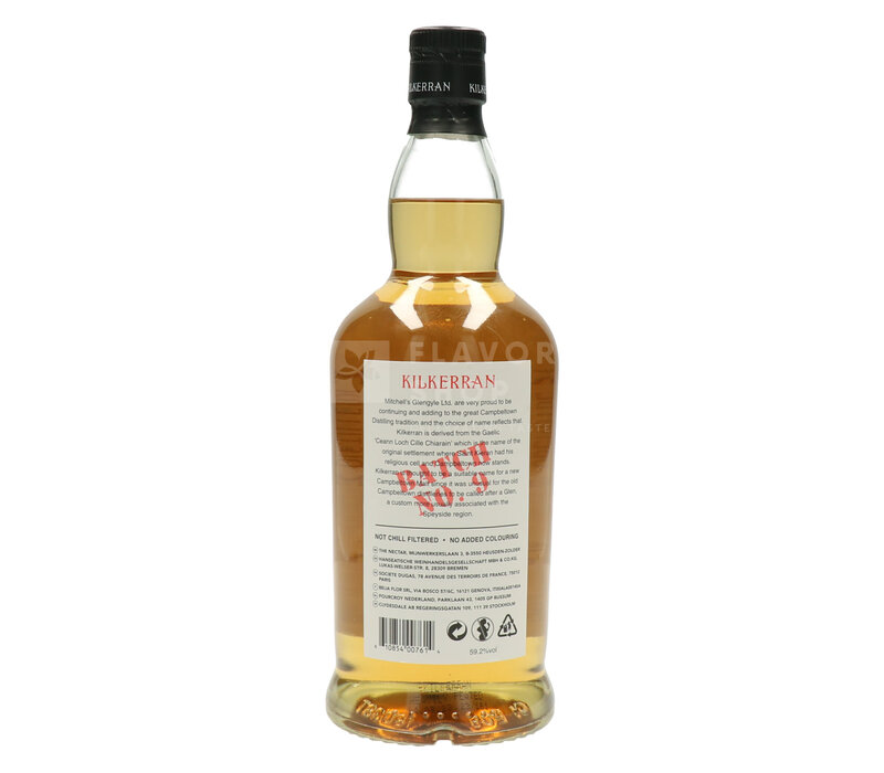 Kilkerran Campbeltown heavily peated Batch 9 70 cl