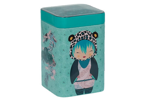 Teaeve Boîte de conservation Little Animals Carrée 100 g - Bleu