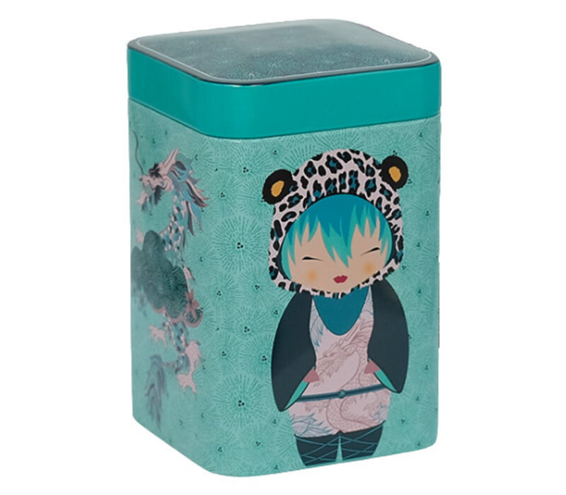 Boîte de conservation Little Animals Carrée 100 g - Bleu