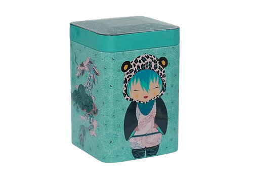 Teaeve Little Animals Storage Tin Square 200 g - Blue