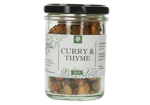 Pure Flavor Nussmischung Curry Thymian 90 g - Glas