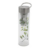 Flowtea Glass tea bottle On-The-Go with filter - Gingko