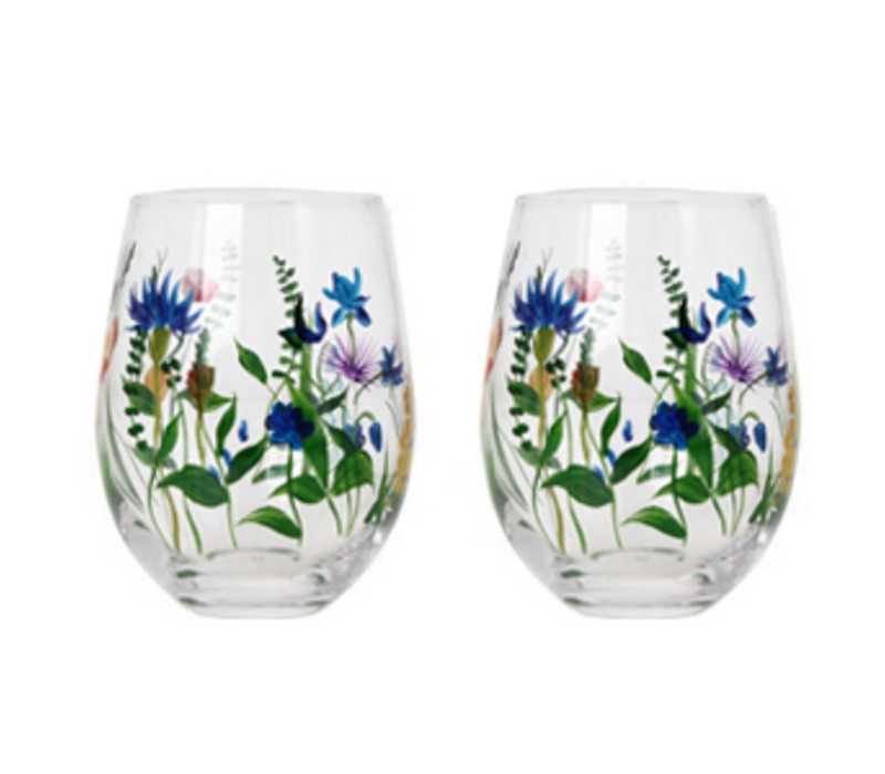 Tumbler Flora Flowerfield - set van 2 glazen