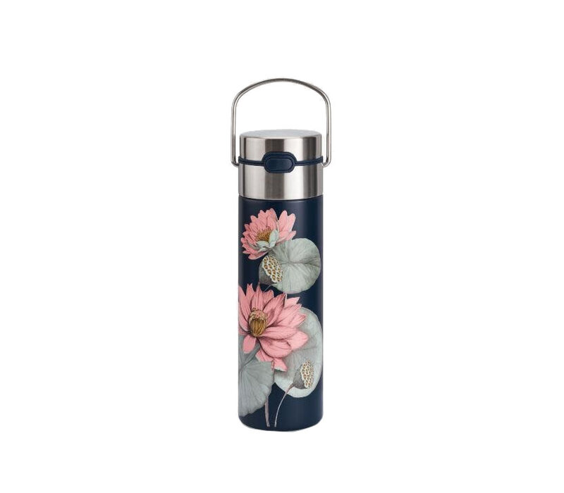 Stainless steel tea bottle On-The-Go with filter - LEEZA Padma