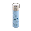 Eigenart RVS theefles On-The-Go met filter - LEEZA Eucalyptus