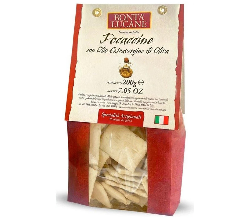 Focaccine olio di oliva 200 g