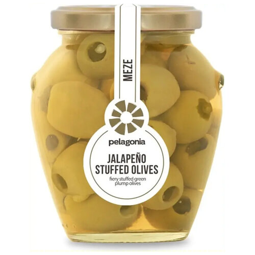 Olives vertes au jalapeno 300 g 