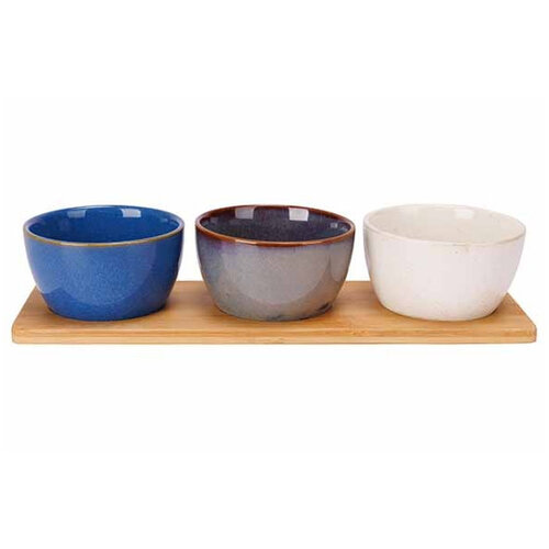 Apero-Set mit Servierbrett 4-tlg. 31 x 10 cm 