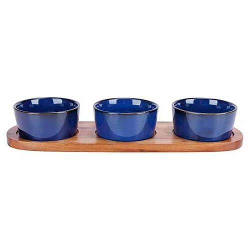 Apero set with serving board 4pcs 32 x10.5 cm 