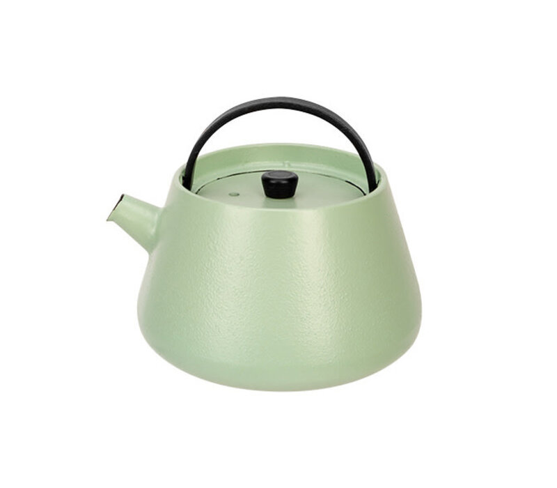 Teapot Billy mint green 38cl cast iron