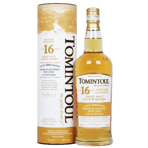 Tomintoul 16Y Sauternes Wines Cask LTD ED 70 cl 