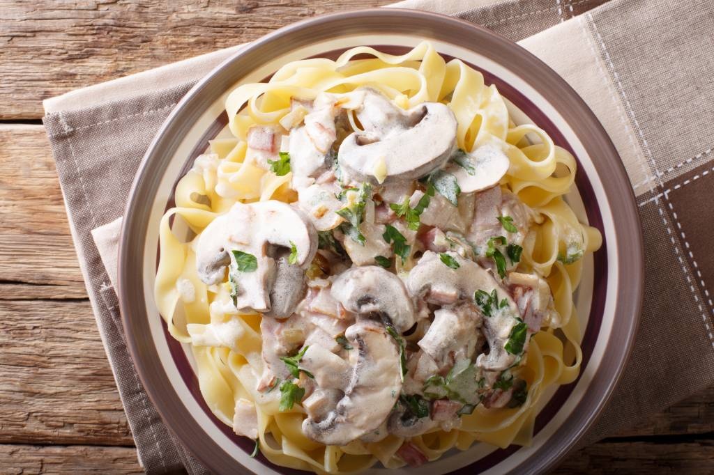 Pasta Carbonara, aber mit etwas Curry