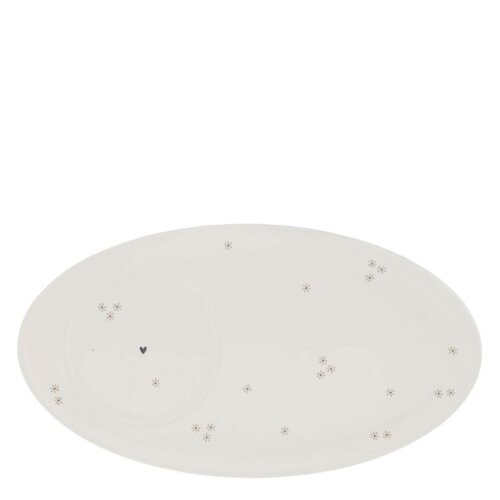 Oval plate Little Flowers 25.5 x 14.5 cm 
